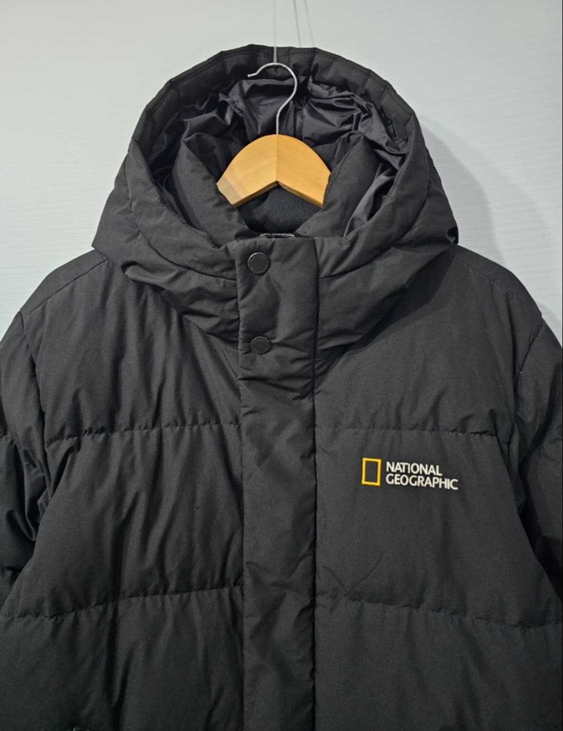 내셔널지오그래픽 롱패딩 블랙 100 상품이미지3