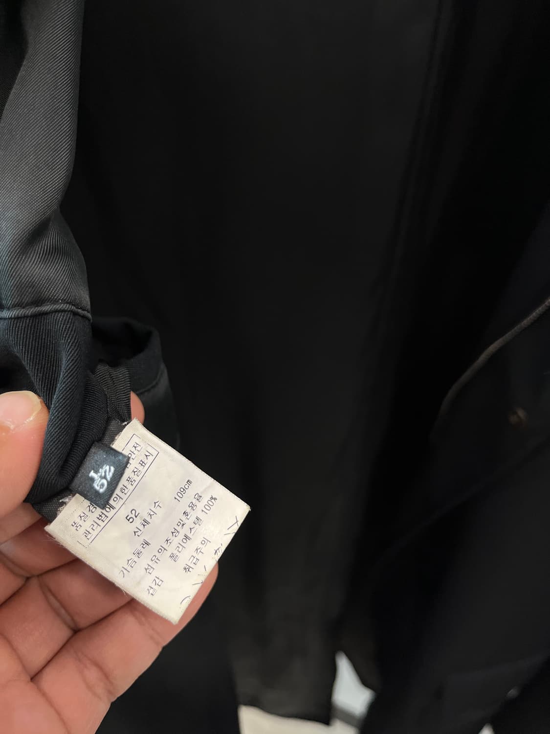 105) 에르메네질도제냐 블랙 카코트  상품이미지9