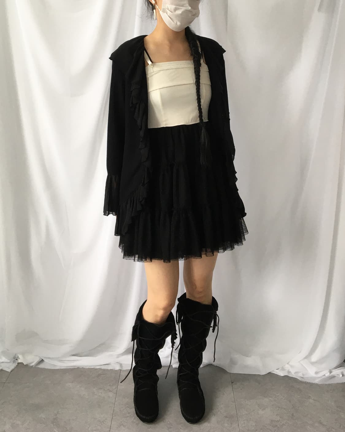 Ruffle point cardigan 상품이미지9