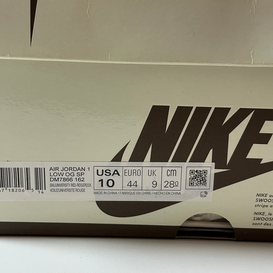 나이키 트래비스 스캇 로우 OG 280 상품이미지9