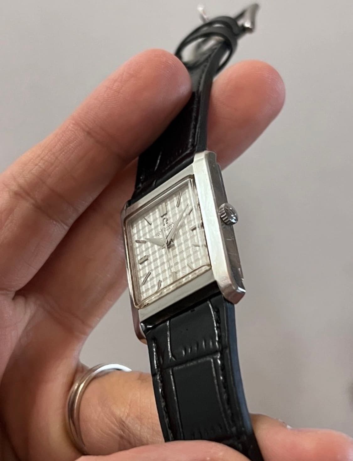 오메가 빈티지 탱크 XL Ref.3999 패턴 다이얼 상품이미지3
