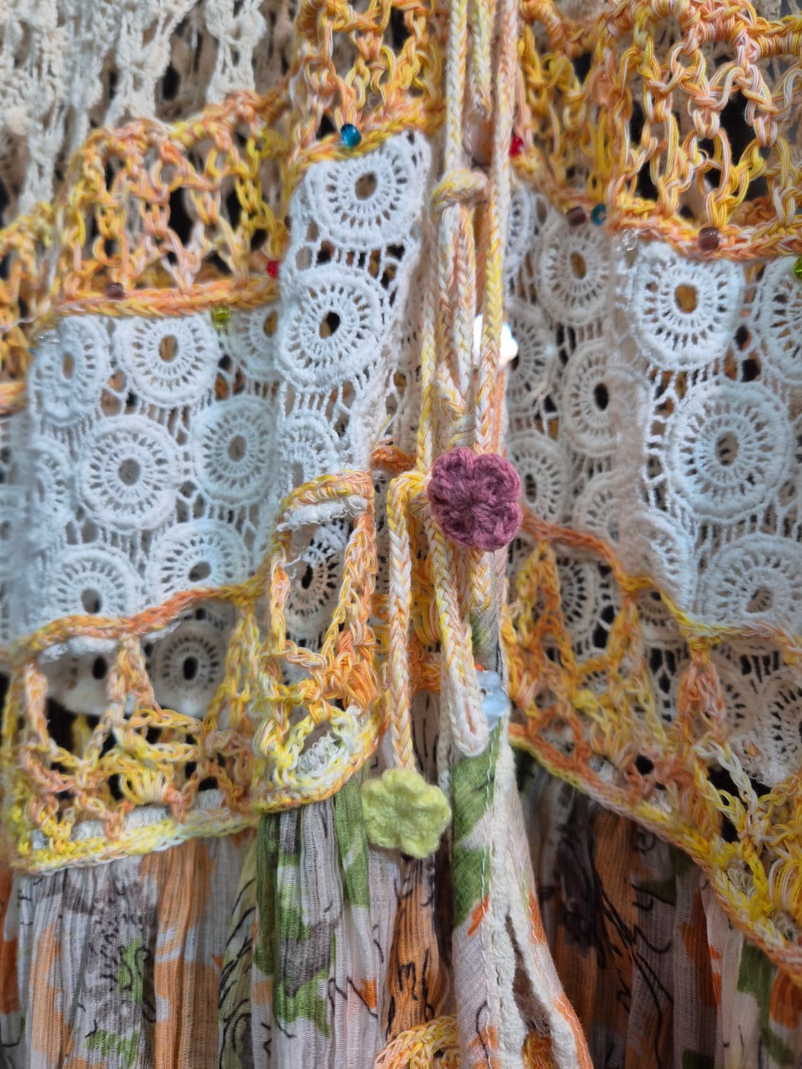 써스데이아일랜드 크로쉐 조끼 S 상품이미지6