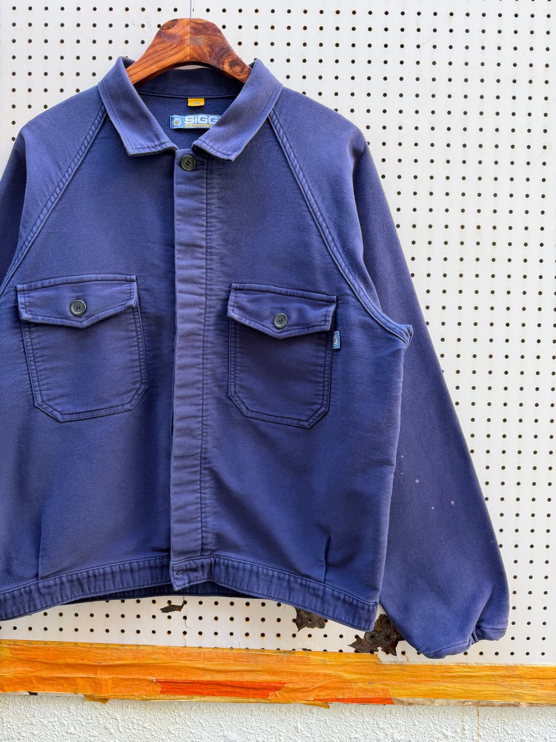 90s SIGGI FADED PURPLE MOLESKIN 몰스킨 워크자켓 상품이미지4