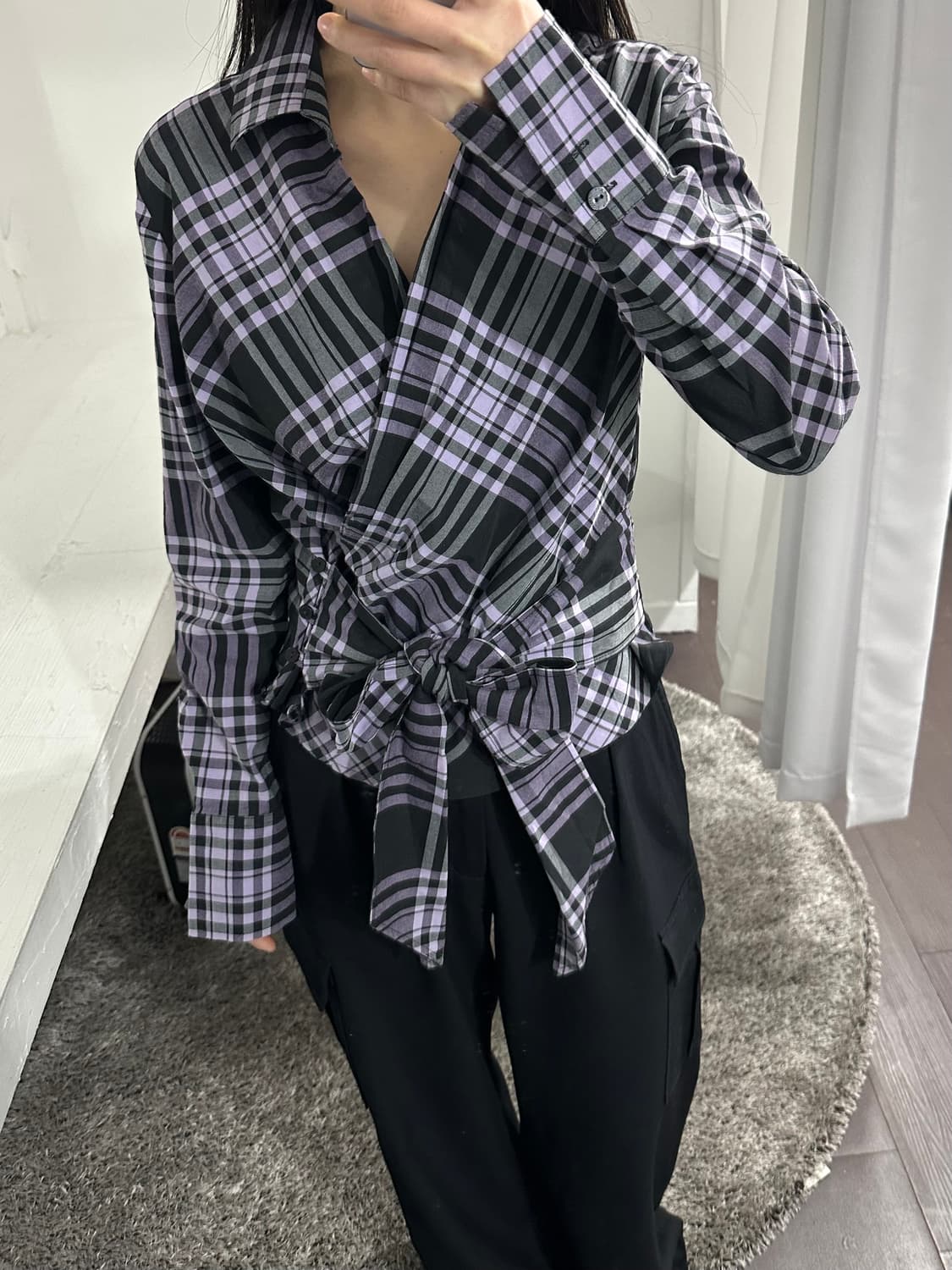 nara camicie check shirt  상품이미지2