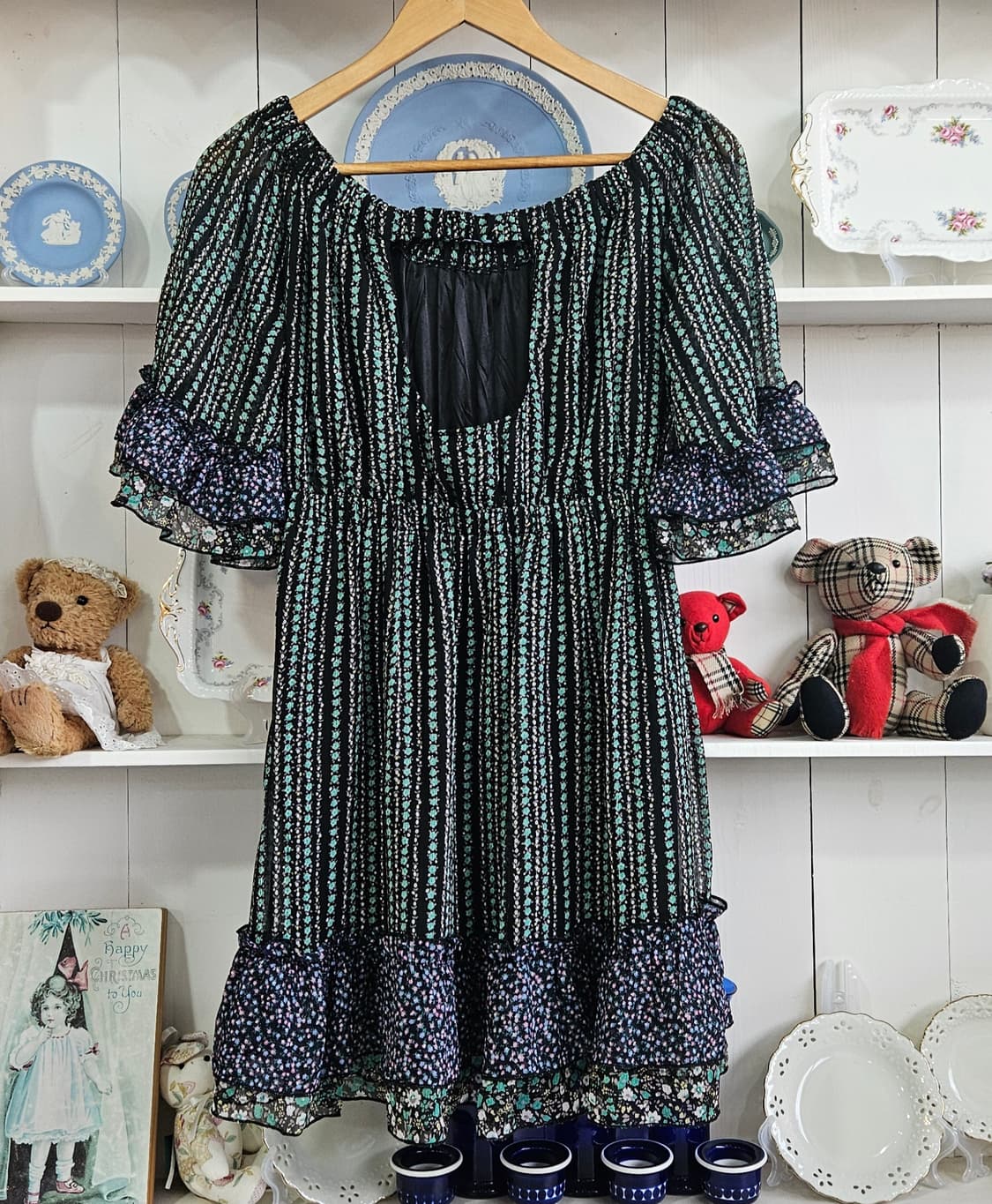 플라워 패턴 캉캉 원피스 상품이미지5