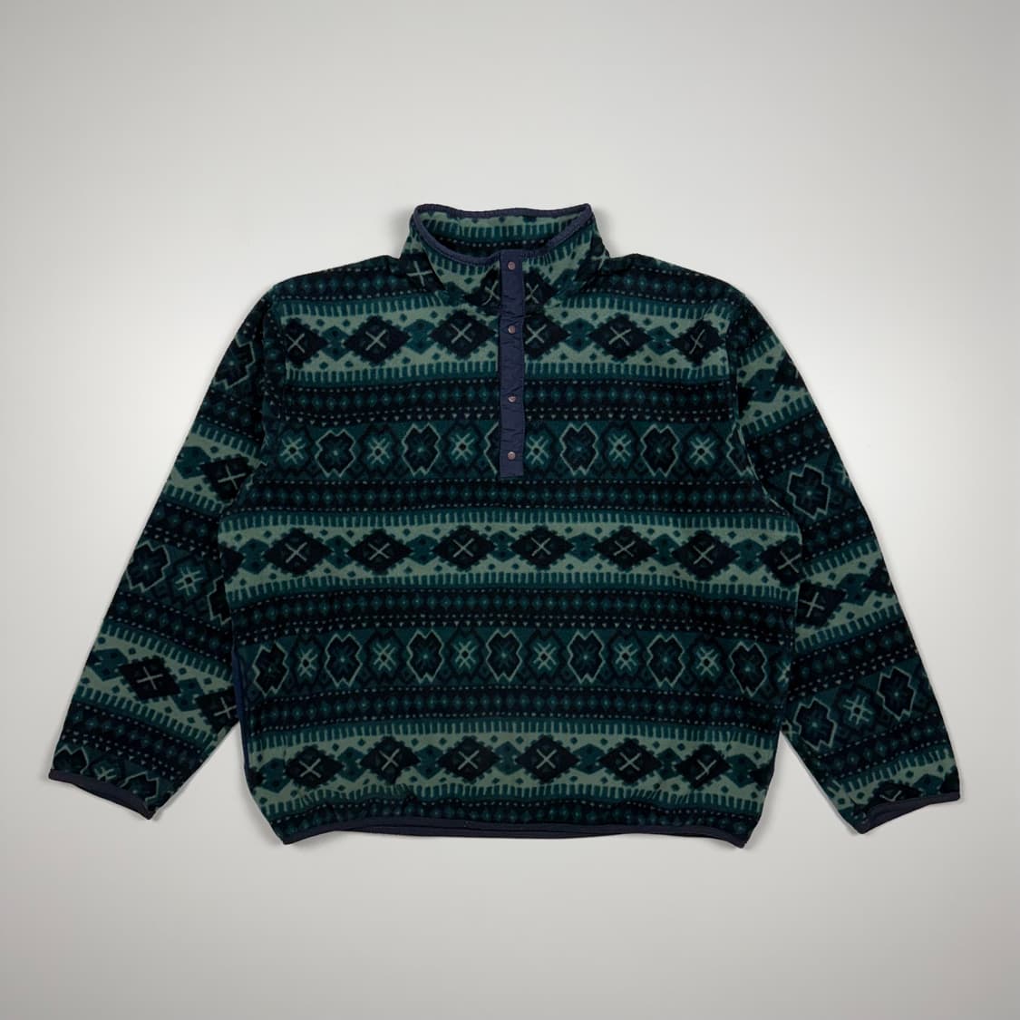 (107) 80s 엘엘빈 아즈텍 플리스 풀오버 상품이미지1