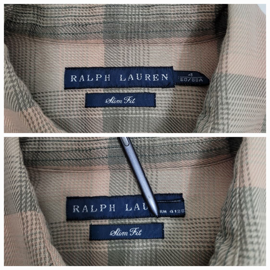 POLO 랄프로렌 소매패치 체크 셔츠 / 여 슬림핏 4사이즈 상품이미지8