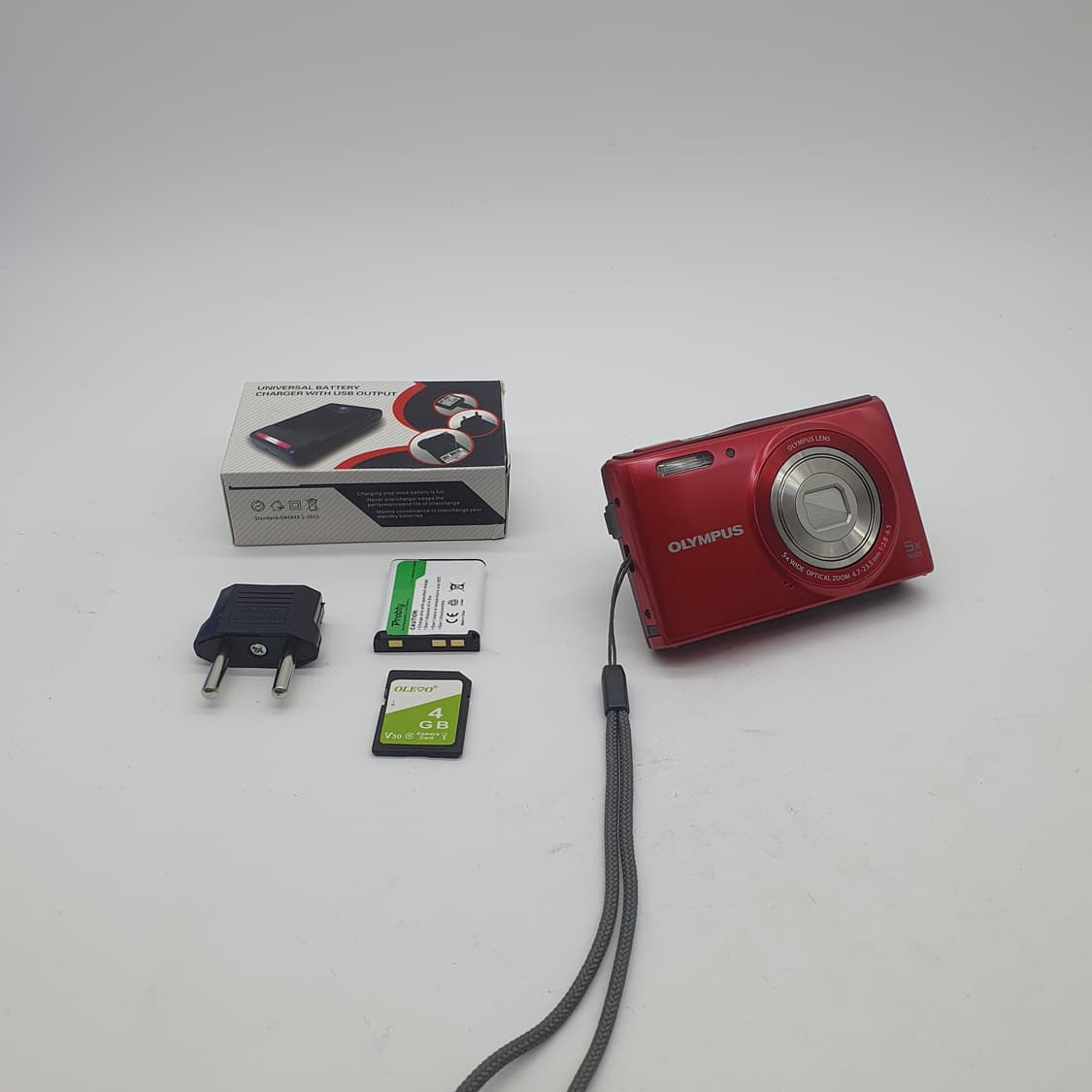 올림푸스 VG-180 메탈릭 레드🍷  빈티지 디카 디지털카메라 상품이미지10