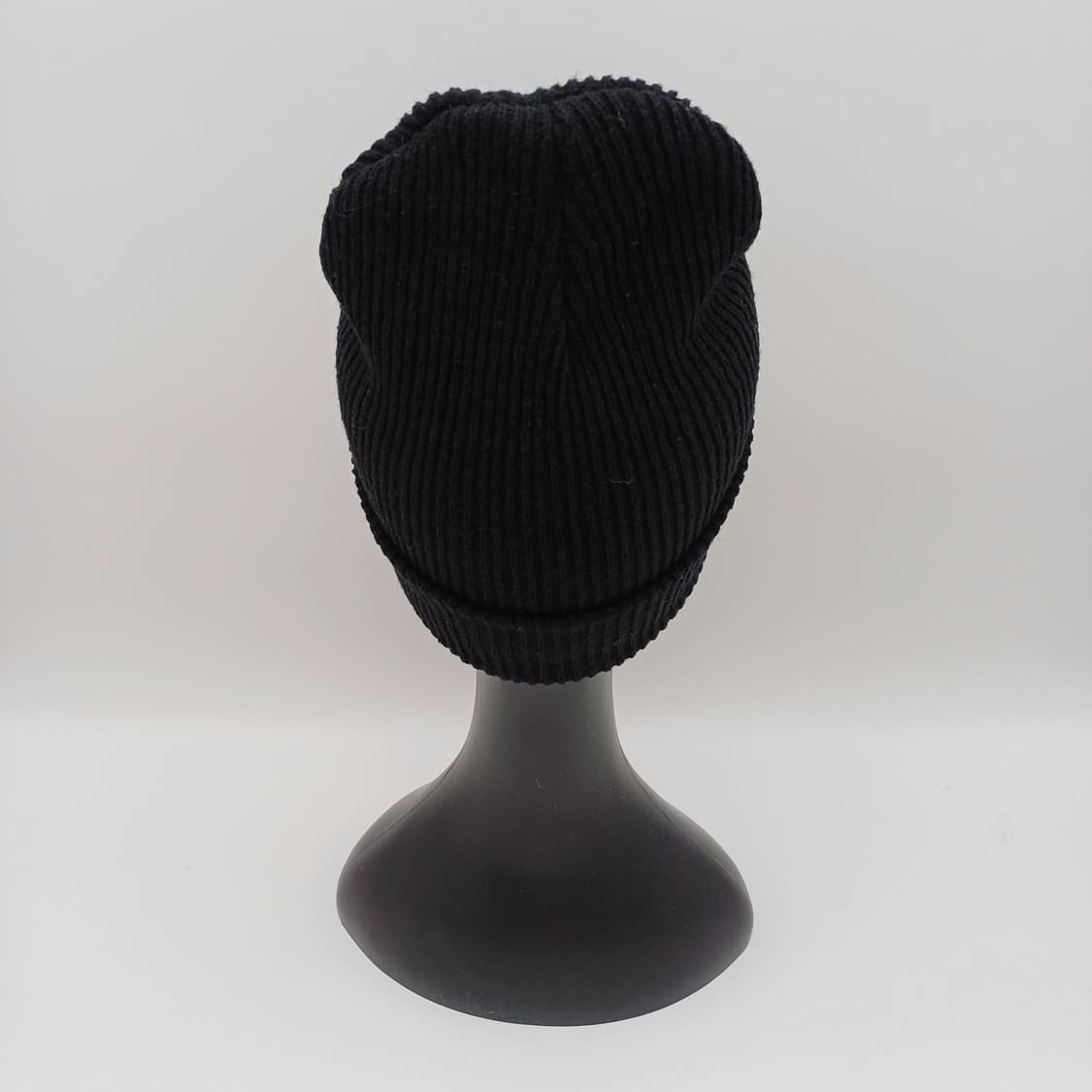 겨울 빈티지 블랙 무지 비니 [BF10445-154-42] 상품이미지3