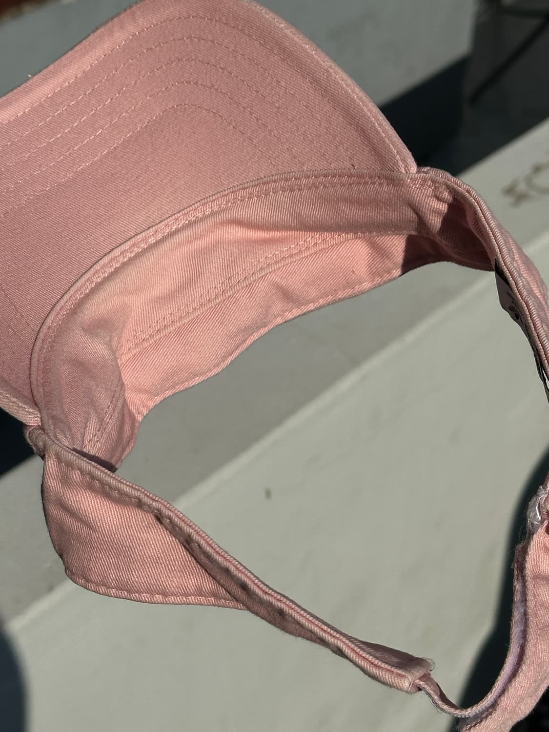 [F] 아디다스 로고 핑크 썬바이저 썬캡 모자 상품이미지5