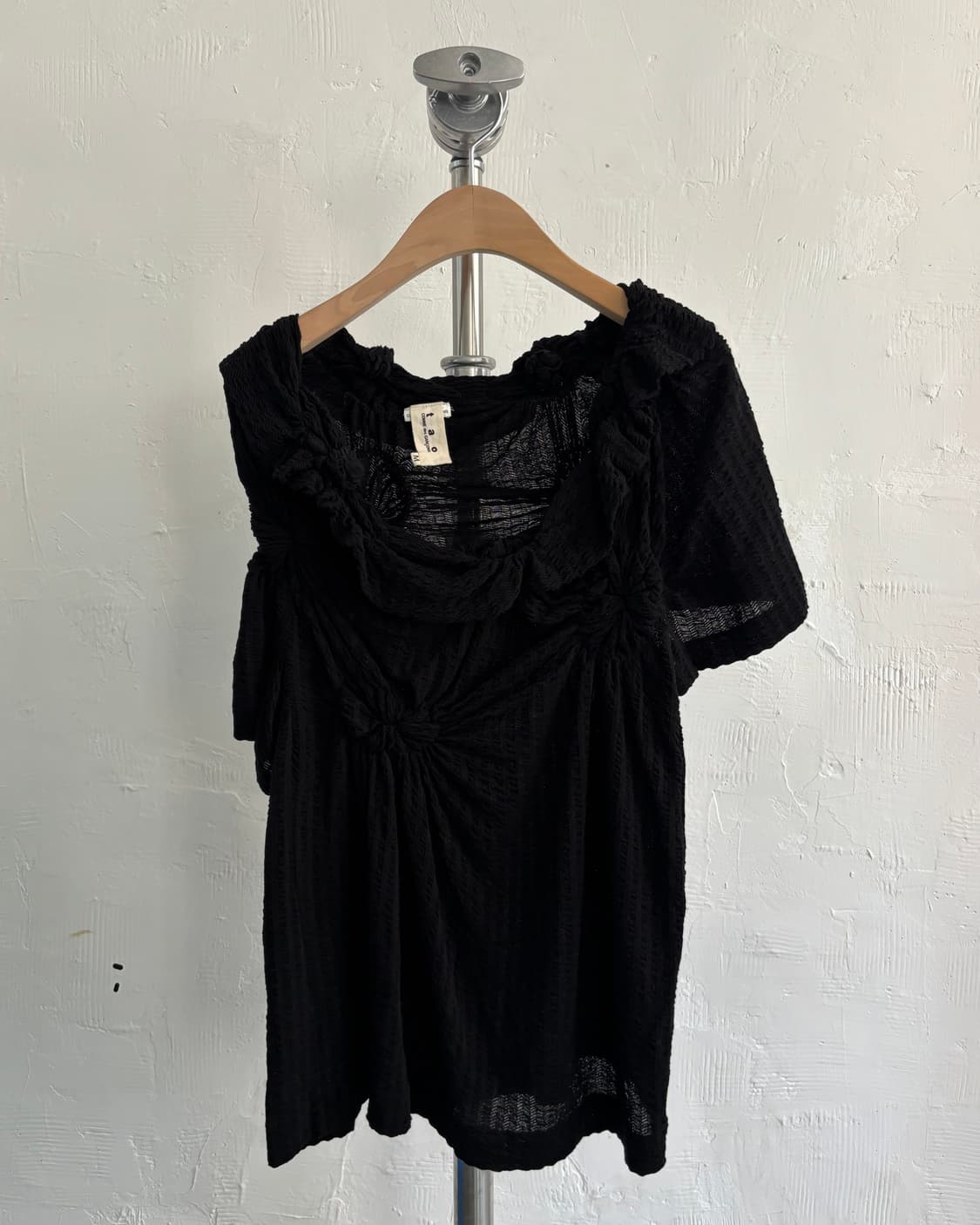 COMMEdesGARCONS Tao 꼼데가르송 타오 셔링 러플 탑 상품이미지1