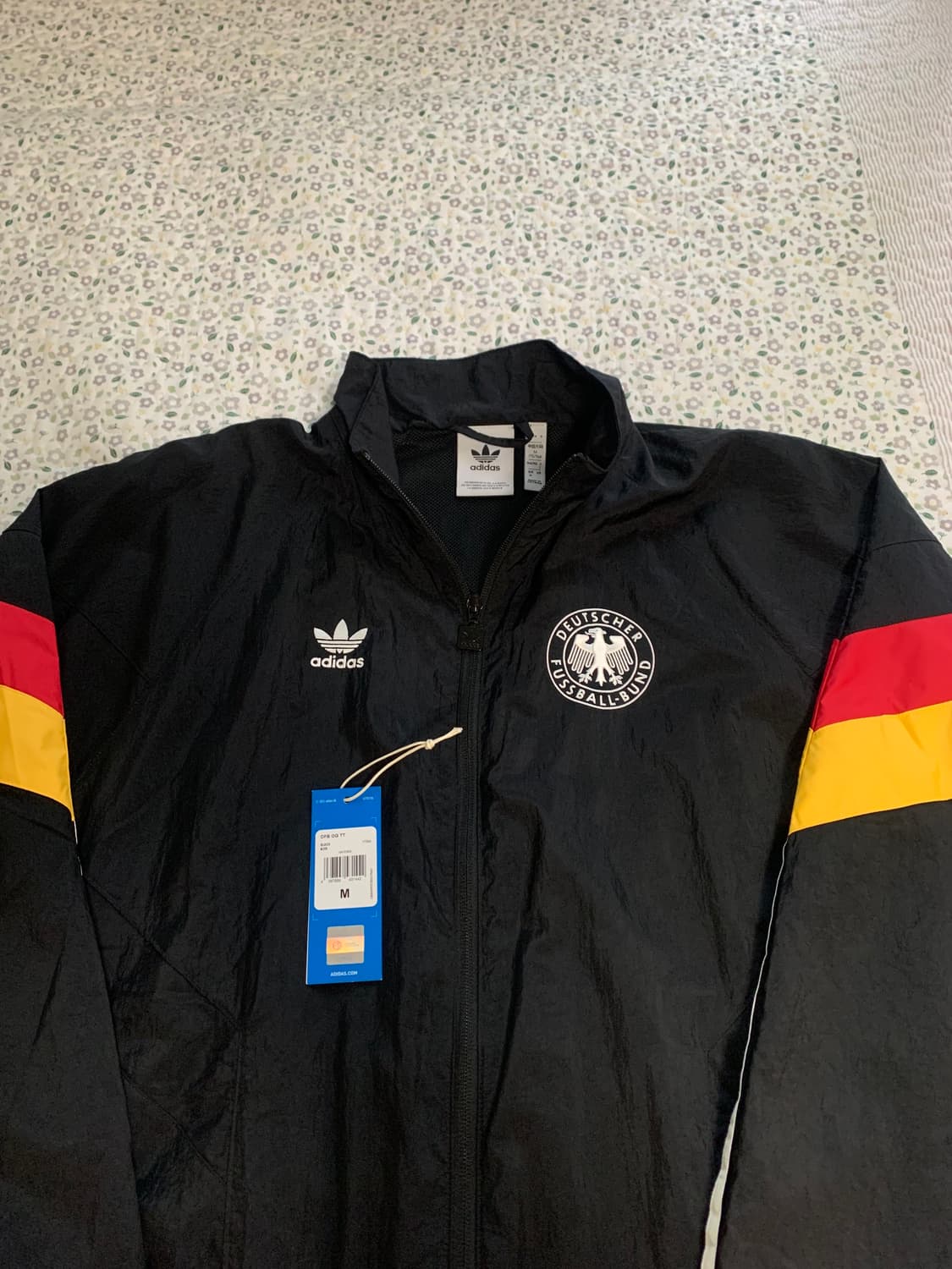 [M] 아디다스 오리지널스 독일 국대 트랙탑 재킷 블랙 상품이미지2