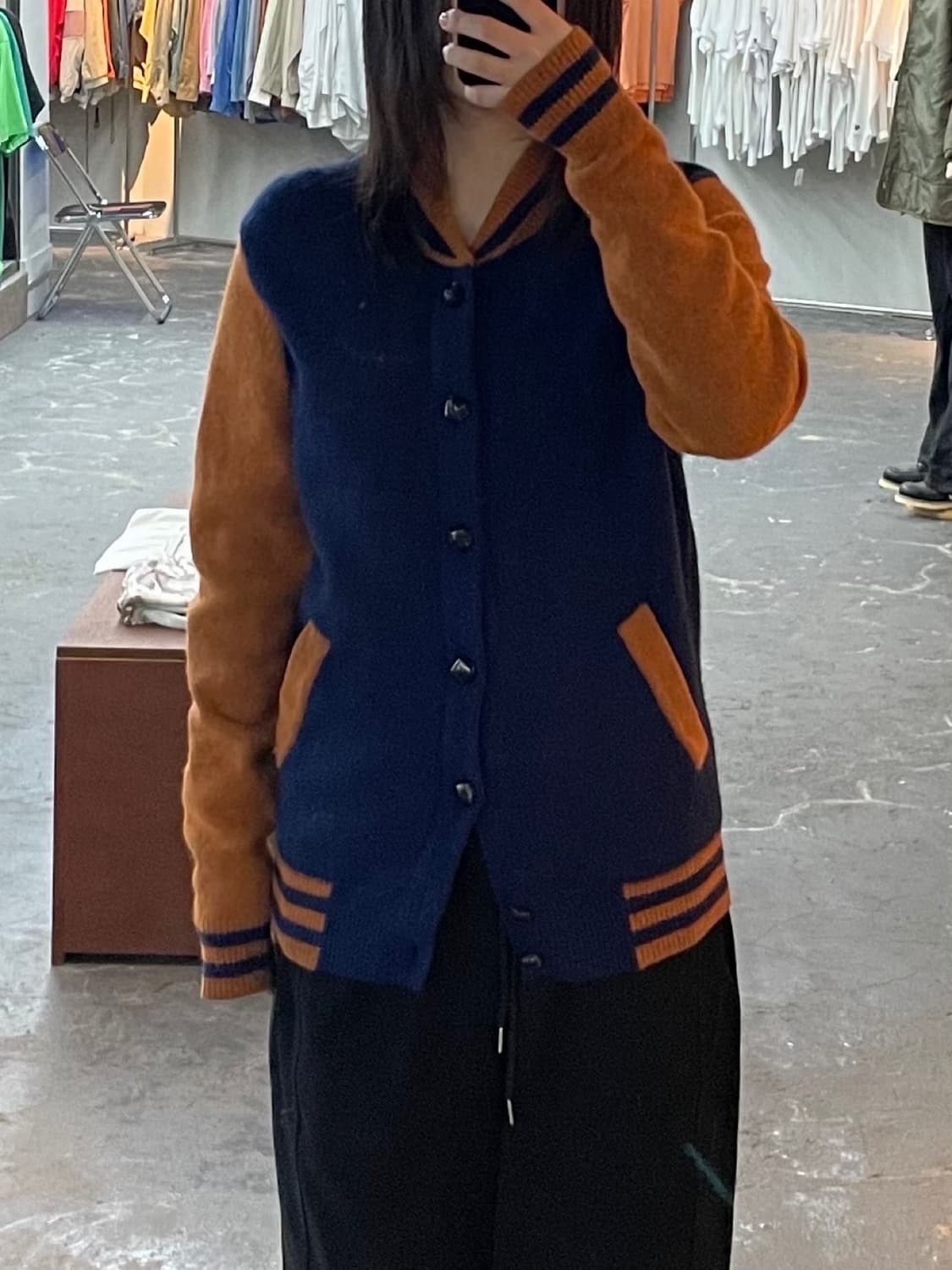 타미힐피거 니트 바시티 자켓 H1462 상품이미지1