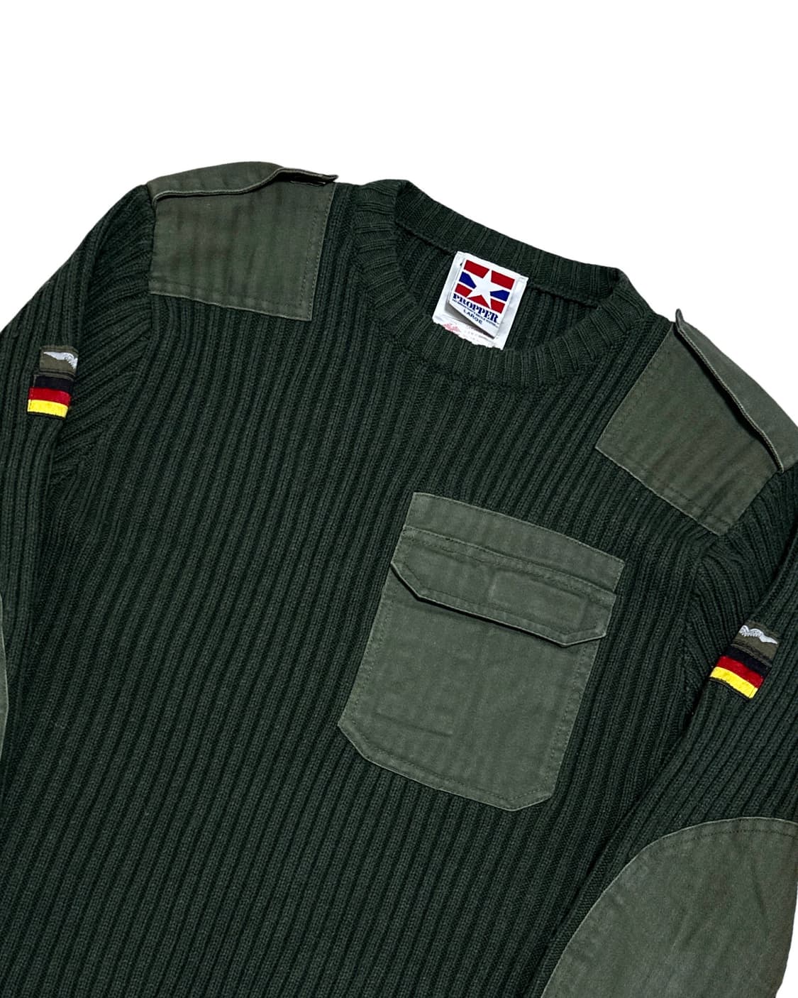 프로퍼 독일군 카키 코만도 니트 상품이미지3