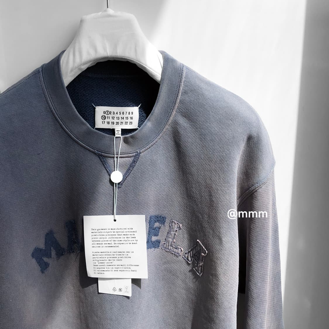 마르지엘라/빈티지 워시드 맨투맨 상품이미지6