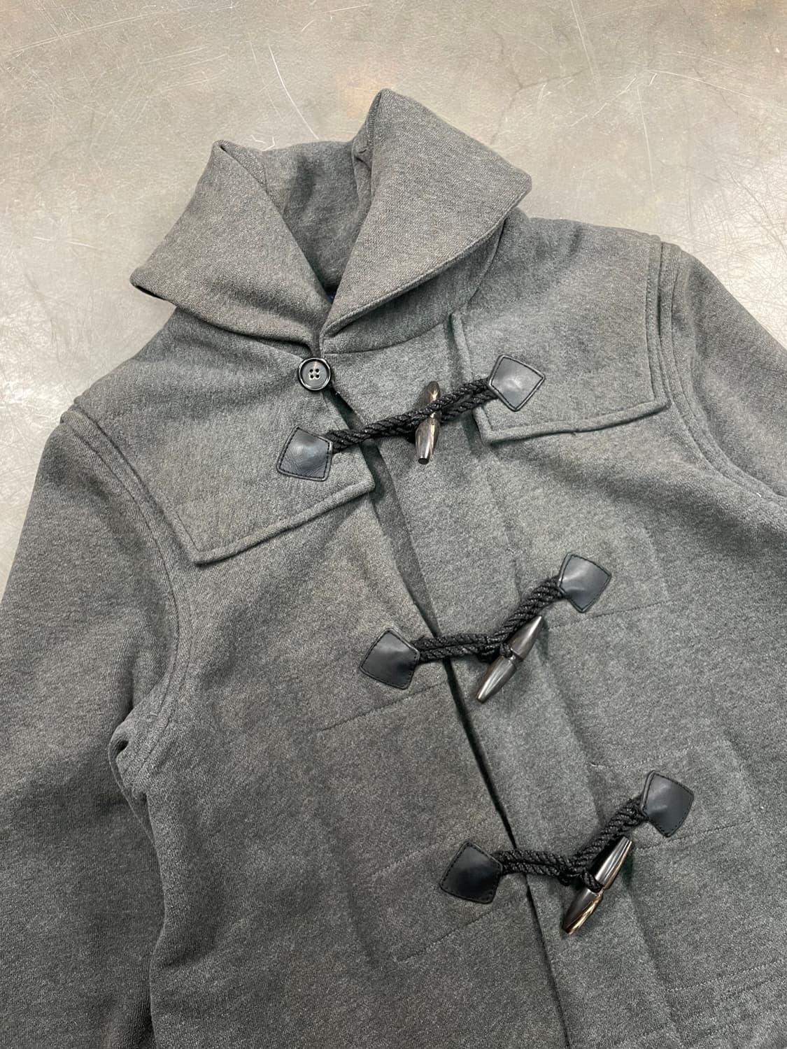 폴로 백패치 숏 더플 코트 자켓 상품이미지2