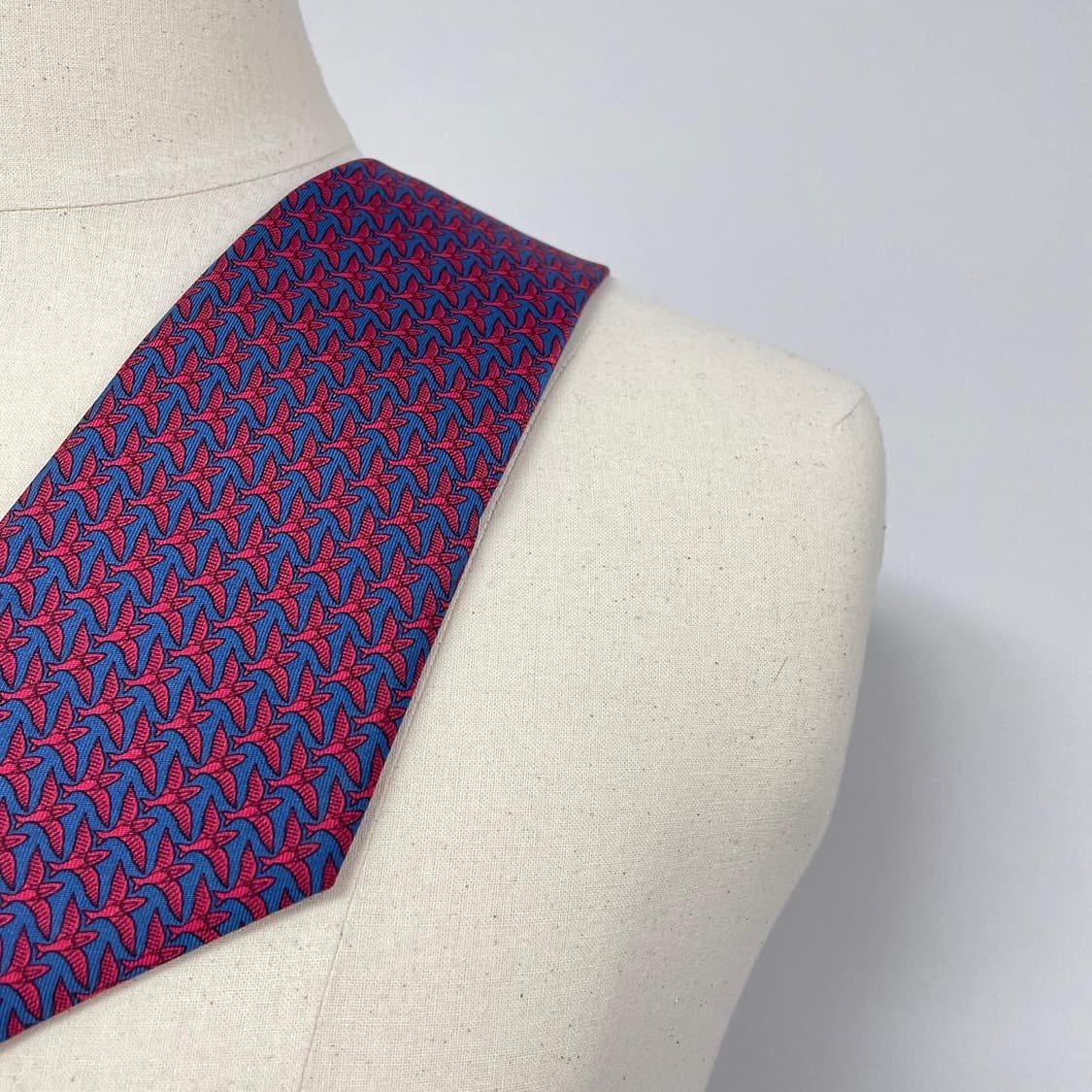 정품 명품 에르메스 넥타이 (케이스포함) 상품이미지6