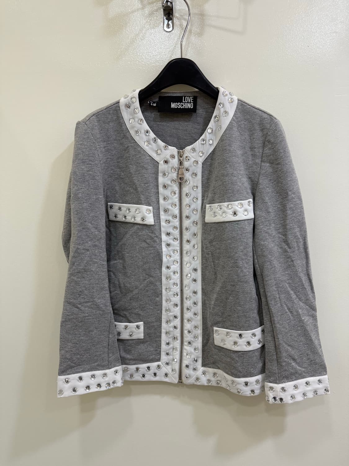 러브모스키노 비즈 블루종 자켓 정품 상품이미지1