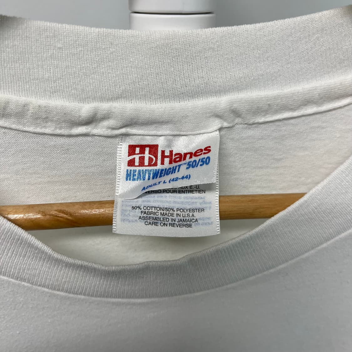 [L] 90s 헤인즈 May's Fudge 빈티지 그래픽 반팔 티셔츠 상품이미지7