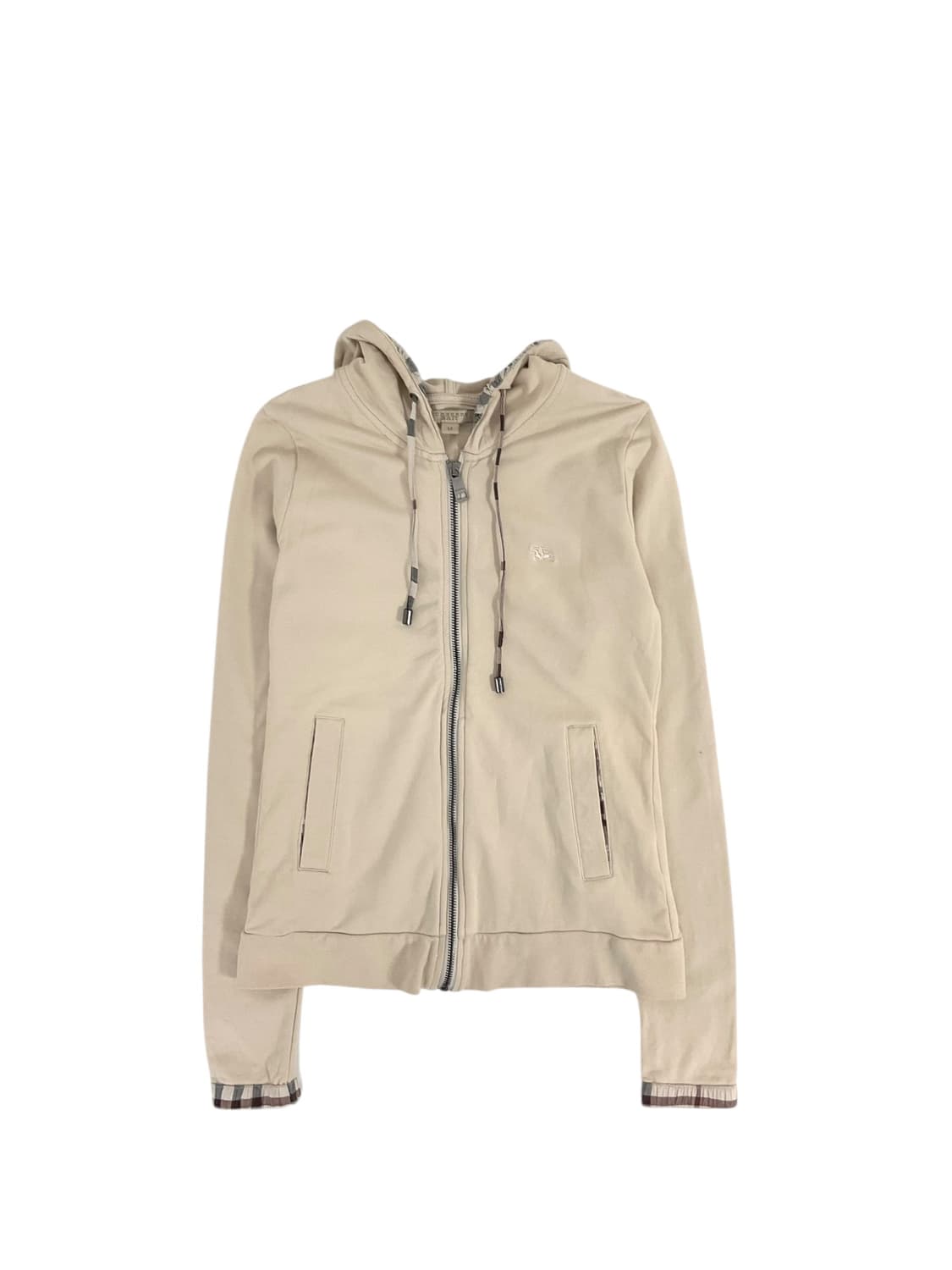 버버리 체크 후드집업 상품이미지1