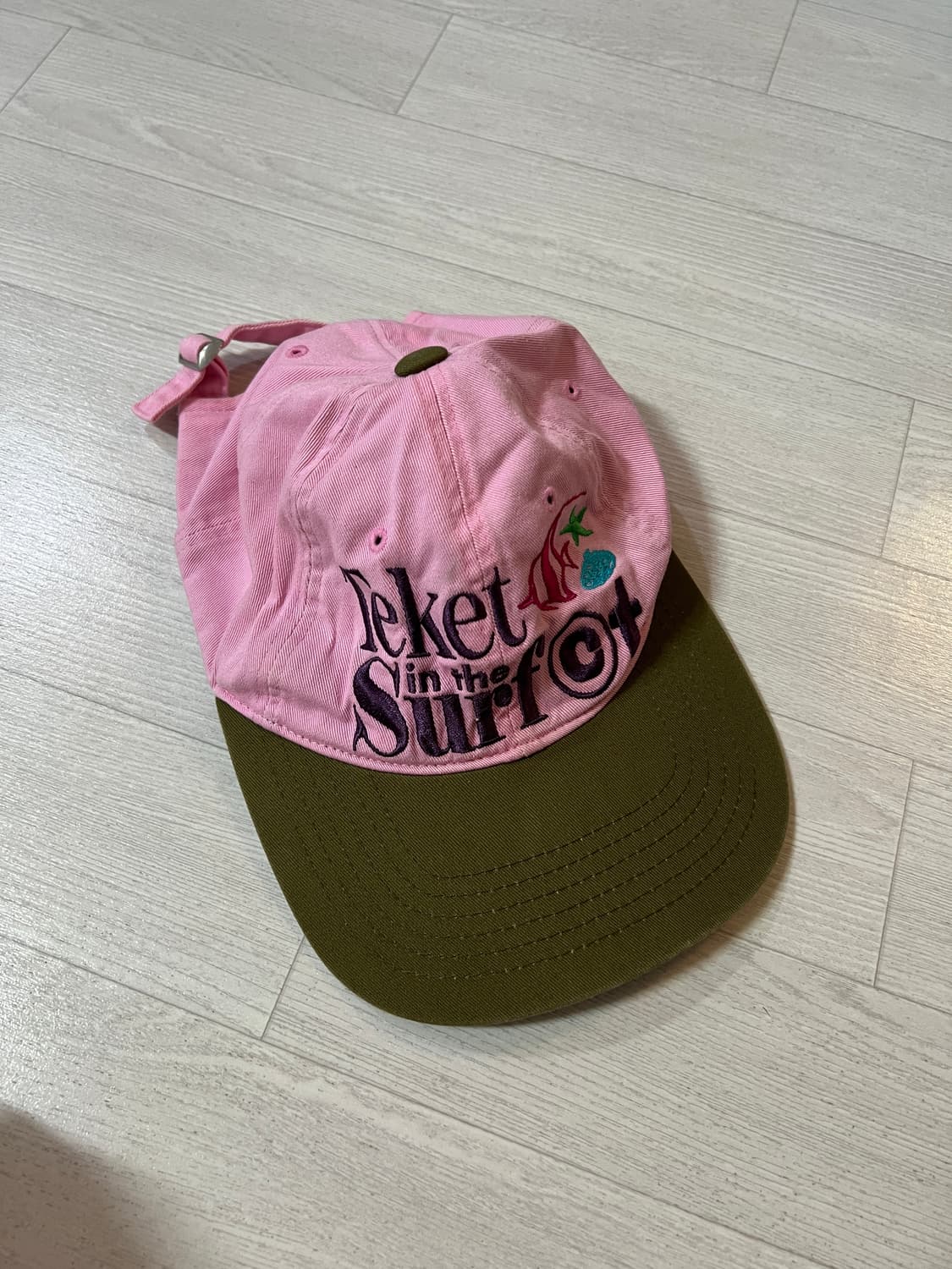 테켓 서프 햇 라이트 핑크 볼캡 모자 상품이미지1