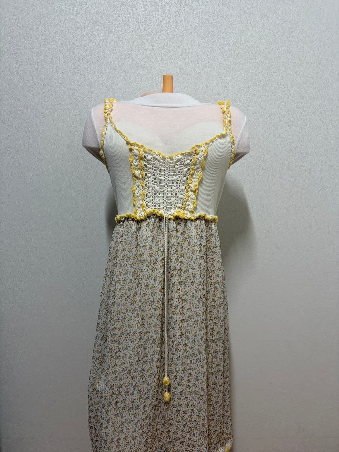 플라워 레이스 나시 원피스 모리걸 하구미 핀터깔 상품이미지2