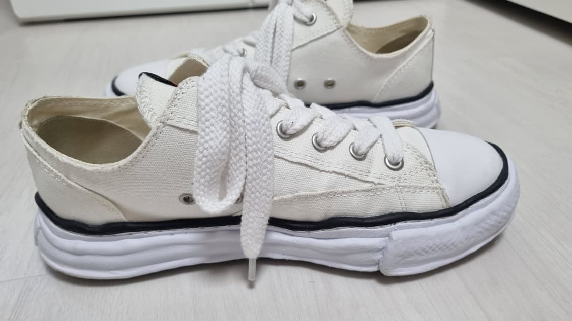 메종미하라야스히로 피터슨 OG솔 캔버스 로우 스니커즈 44 상품이미지8