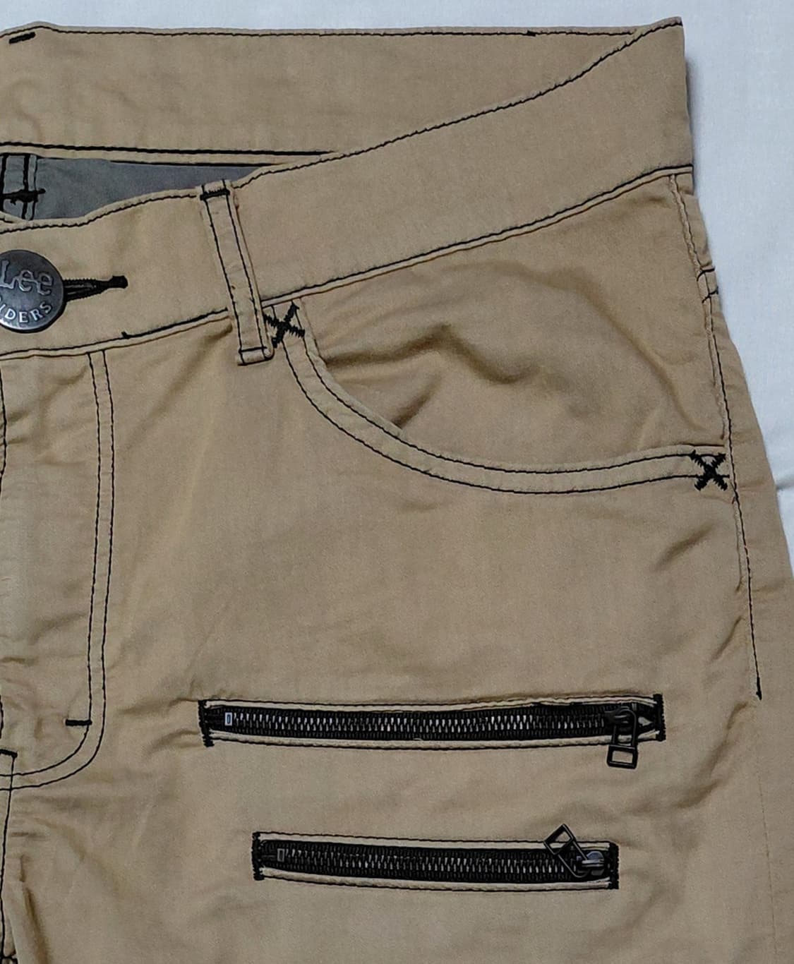 [34] Lee x Edwin Japan 멀티 지퍼 신치백 크롭 팬츠 상품이미지4