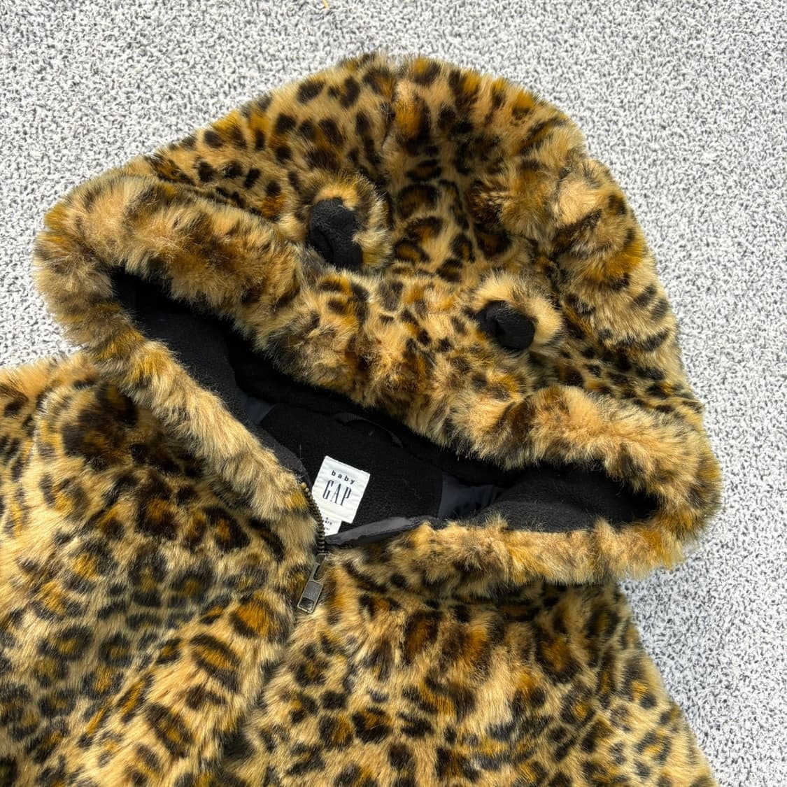 4세 갭 베이비 호피 기모 후드 자켓 0323J 상품이미지4
