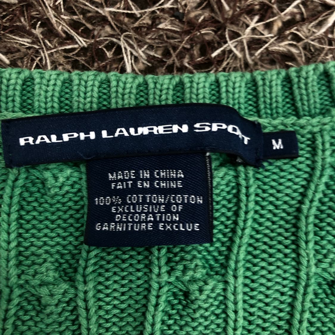 폴로 랄프로렌 여성 코튼 브이넥 니트 상품이미지4