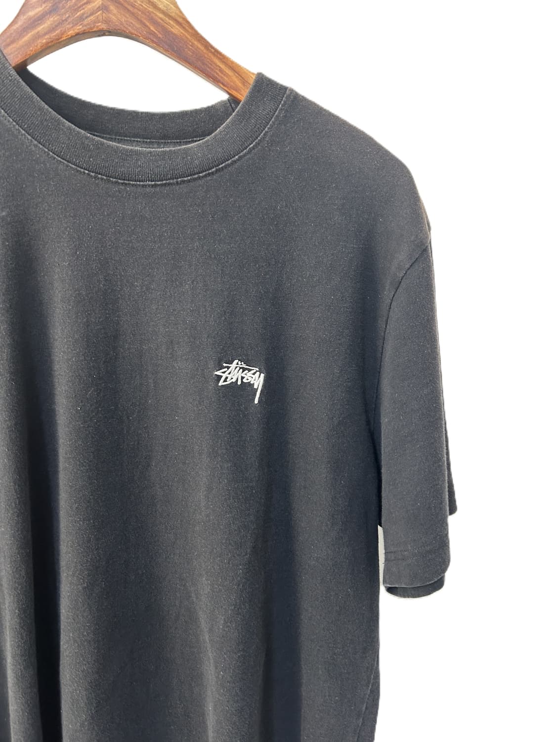 스투시 베이직 로고 티셔츠 (블랙) 상품이미지3