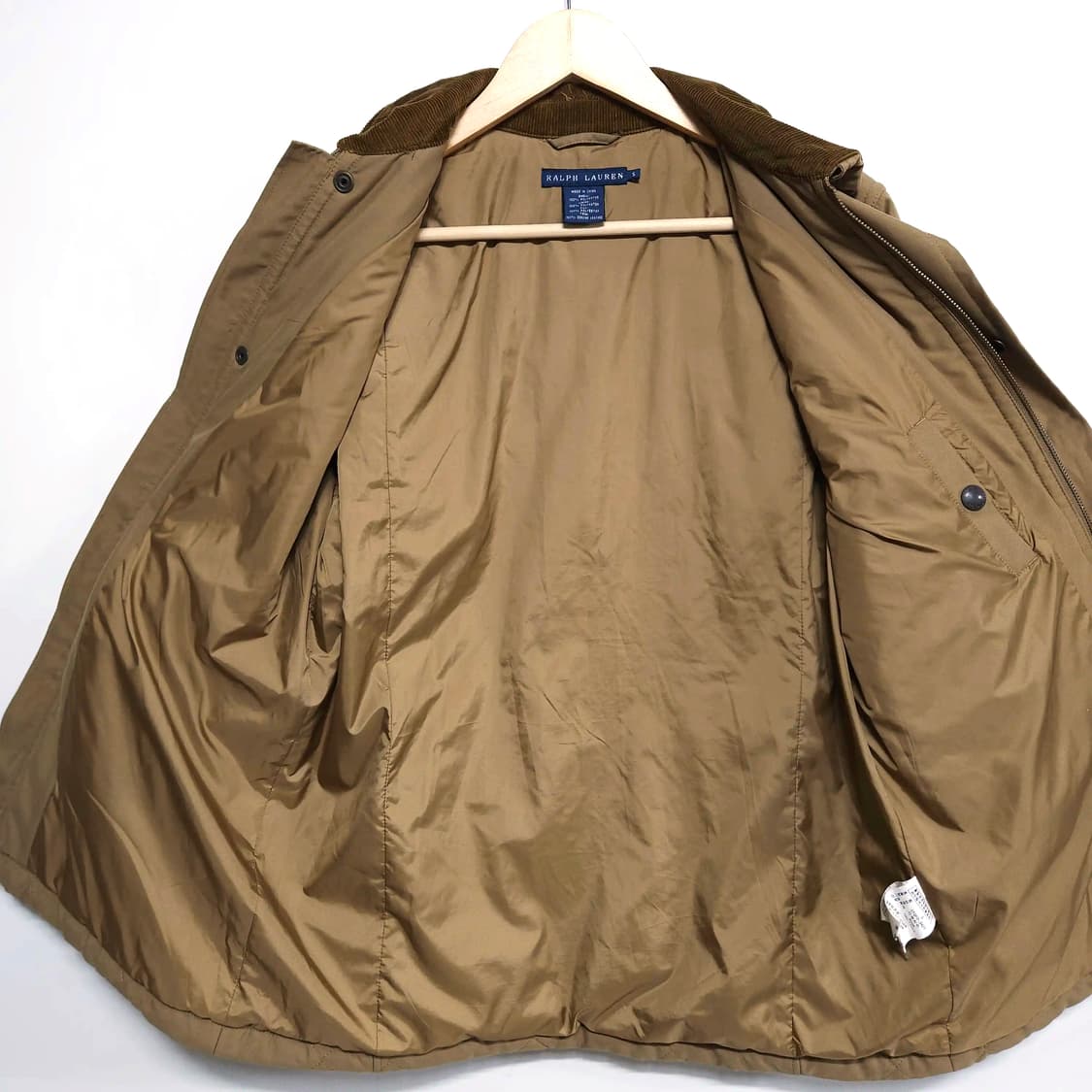 여성55)POLO 폴로 랄프로렌 퀼팅 자켓 송아지가죽 상품이미지4