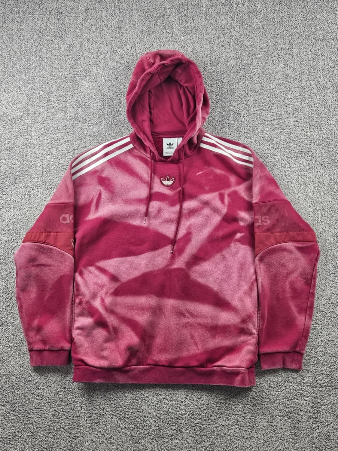 아디다스 다잉 워시드 커스텀 트레포일 후드 티셔츠 ( L )/ 10826 상품이미지2