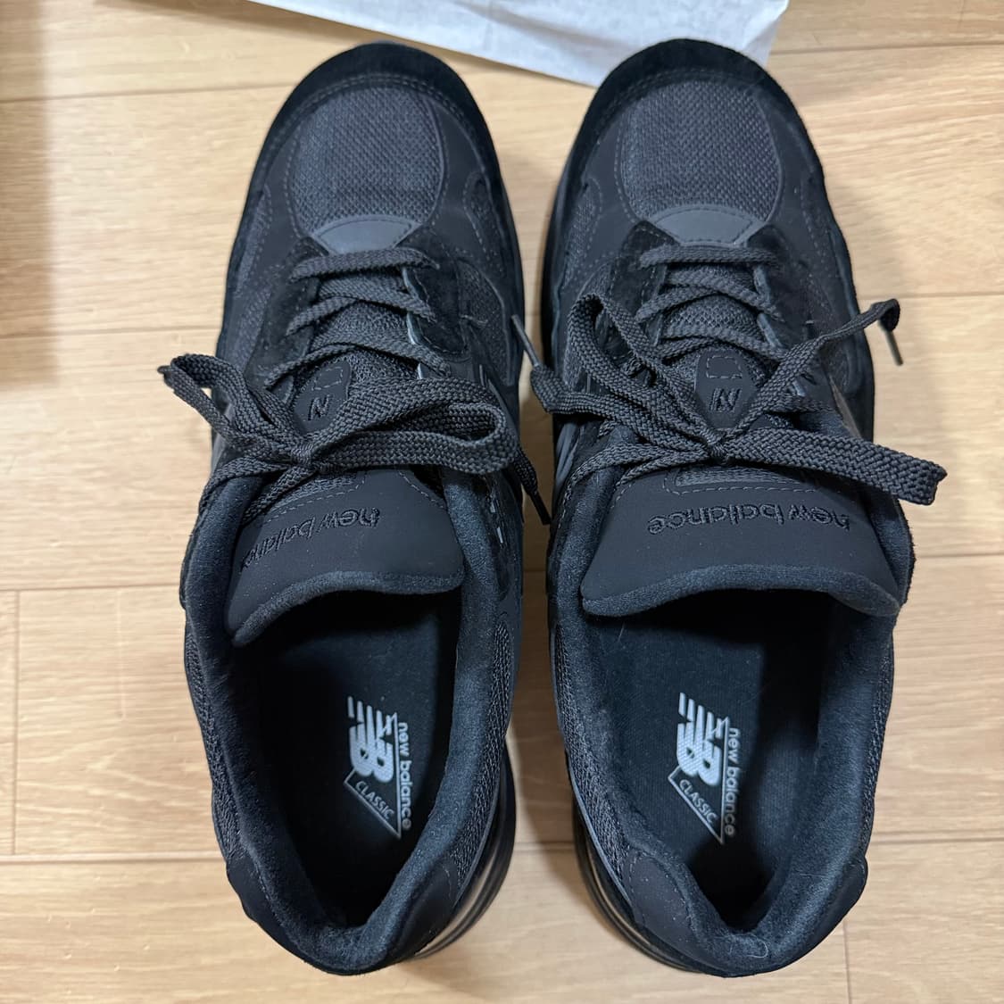 285 뉴발란스992 코어블랙 트리플블랙 올검 상품이미지5