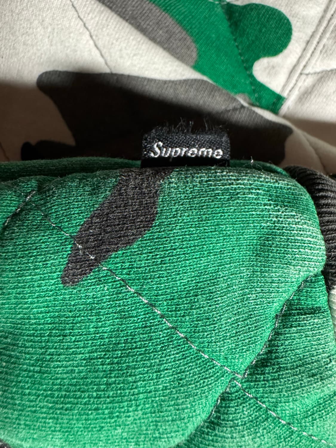 Supreme Quilted Zip Up Hooded Sweatshirt 상품이미지5
