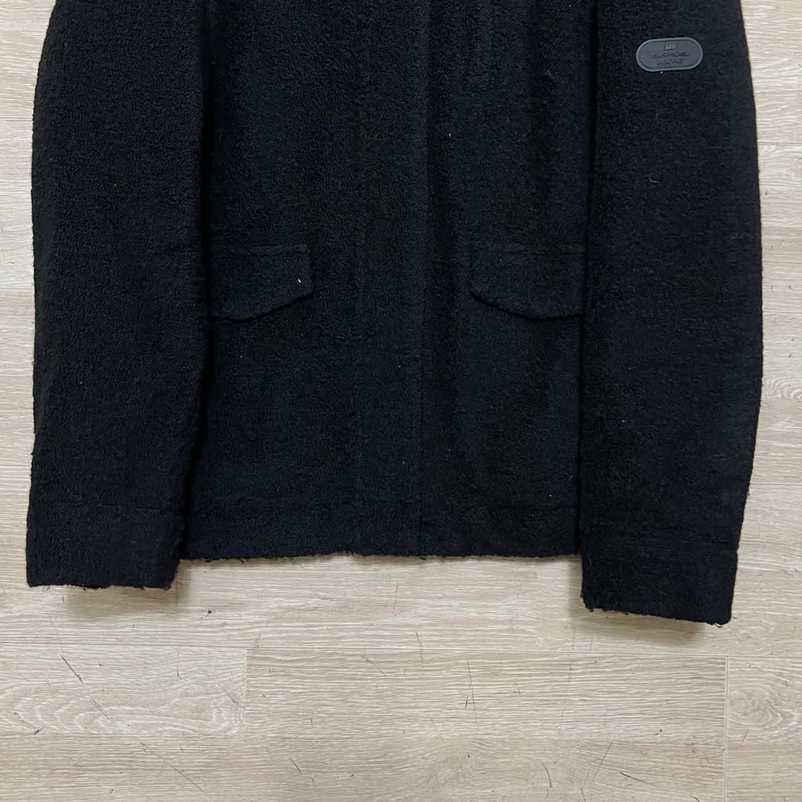 장 미쉘 바스키아 와펜 뽀글이 후리스 플리스 자켓 [블랙] M/95 상품이미지3