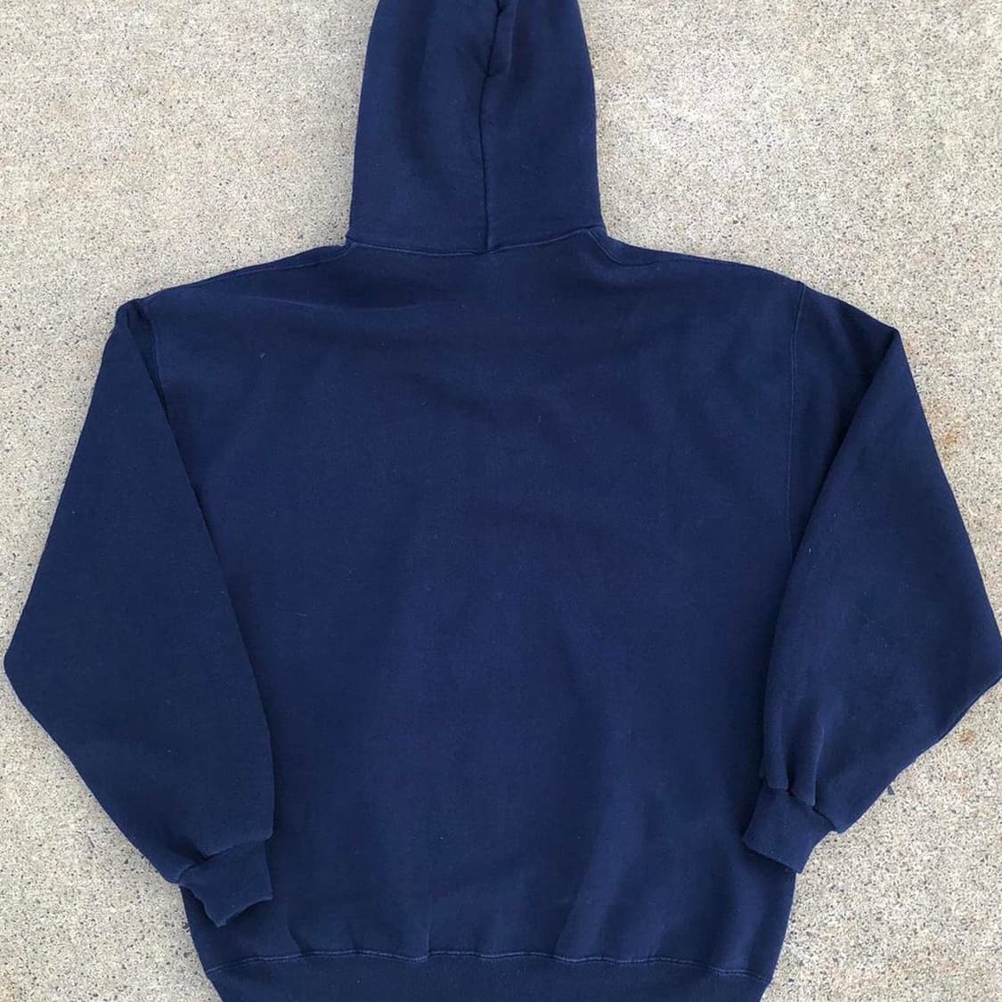 90s USA 러셀 애슬레틱 후드집업 네이비 상품이미지2