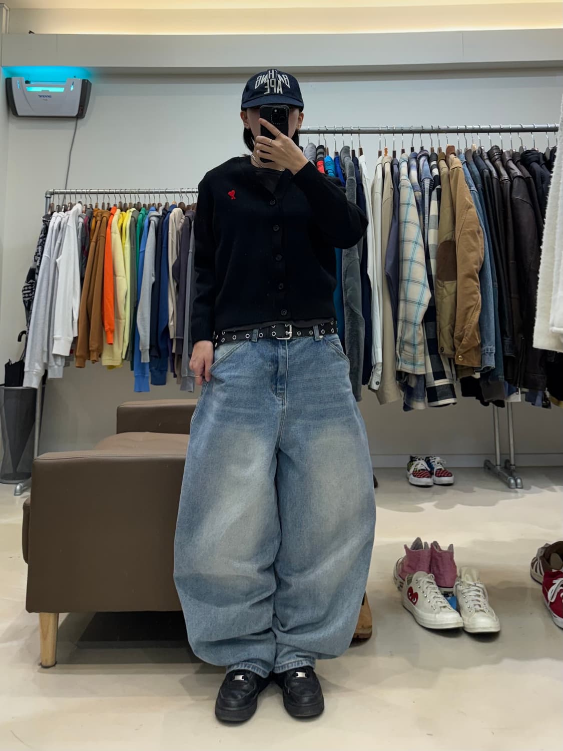 아미 스몰하트 가디건 상품이미지5