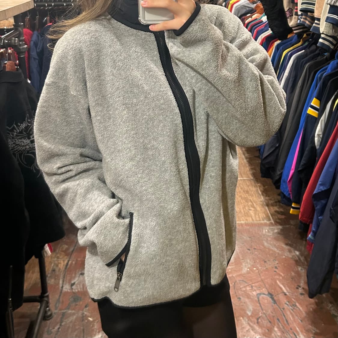 [HI] 노스페이스 후리스 그레이 상품이미지3