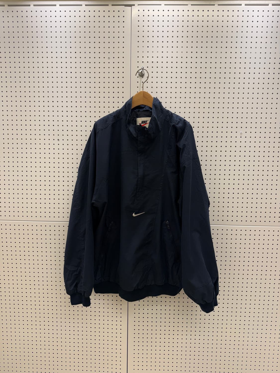 나이키 올드스쿨 아노락 바람막이 네이비 U1247 상품이미지2