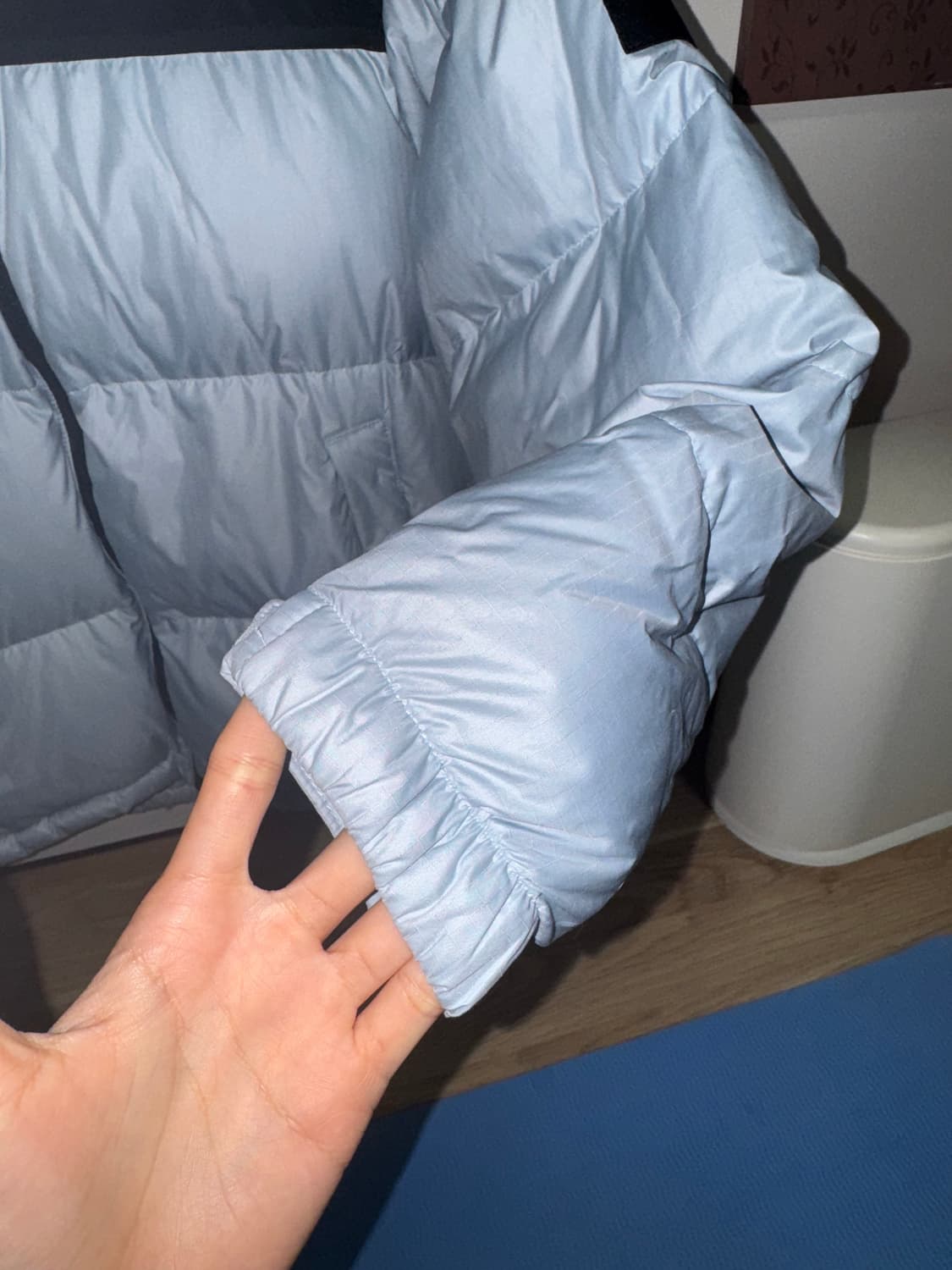 노스페이스 화이트라벨 노벨티 눕시 다운 자켓 스카이 블루 상품이미지3