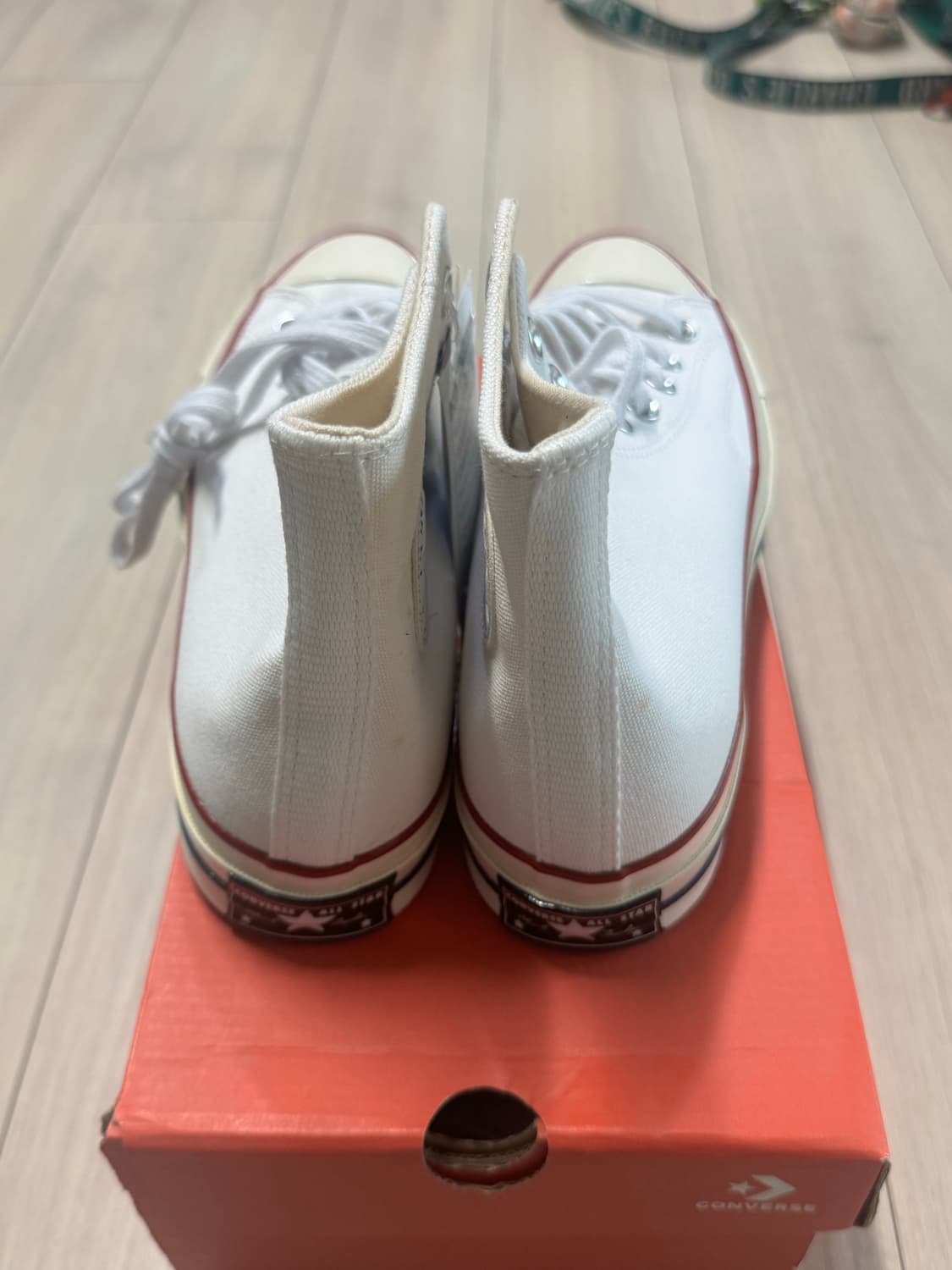 컨버스 척 70 하이 빈티지 캔버스 화이트 260 상품이미지3