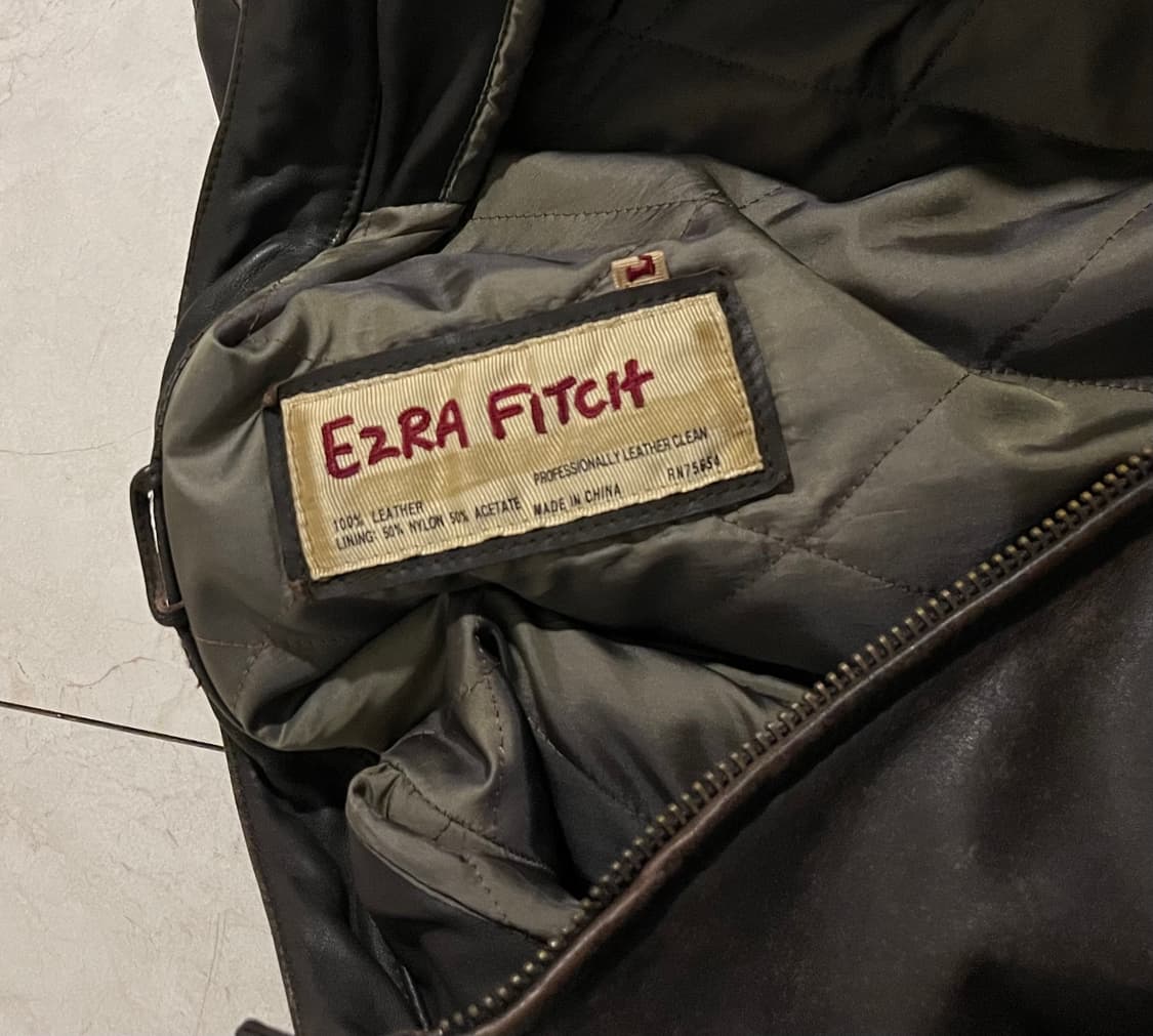 에즈라 피치 리얼 레더 카페레이서 자켓 L 상품이미지4