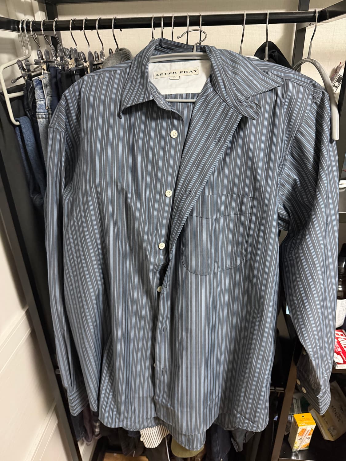 애프터프레이 알프스 스트라이프 셔츠 상품이미지1