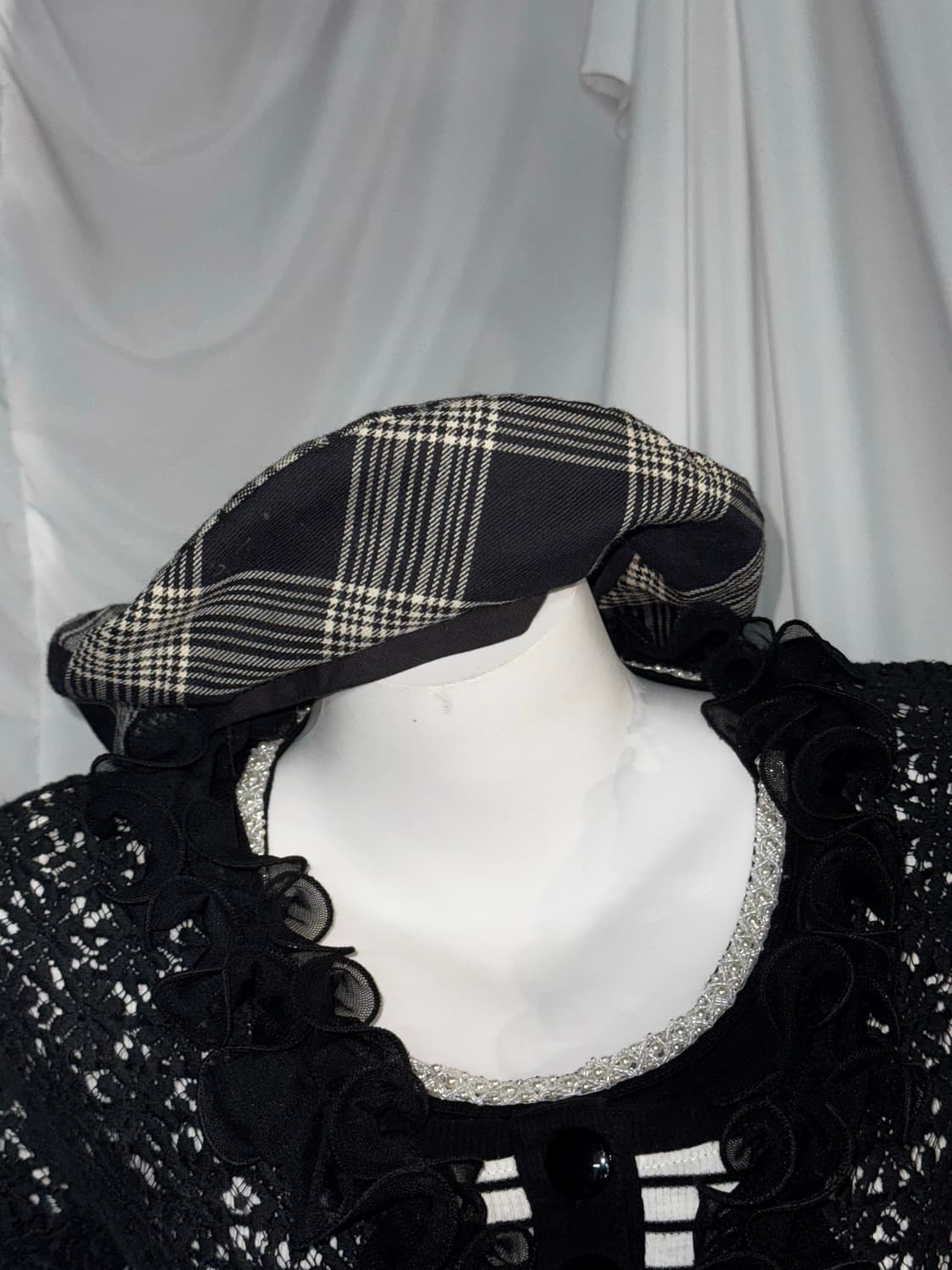 데일리 무채색 체크 유카리깔 코디세트 상품이미지10