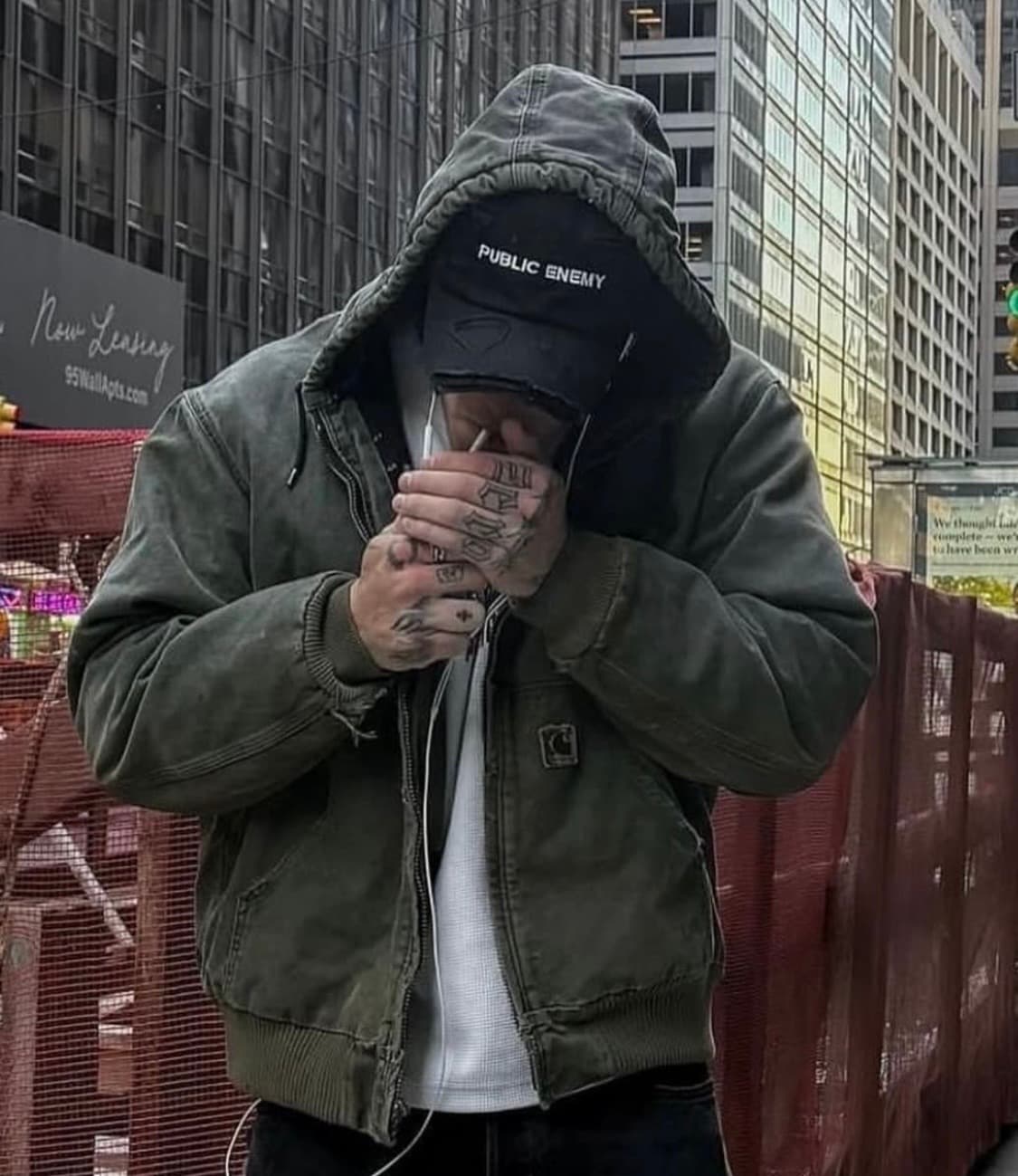 [M] 00s 빈티지 칼하트 J130 액티브 자켓 MOS 상품이미지1