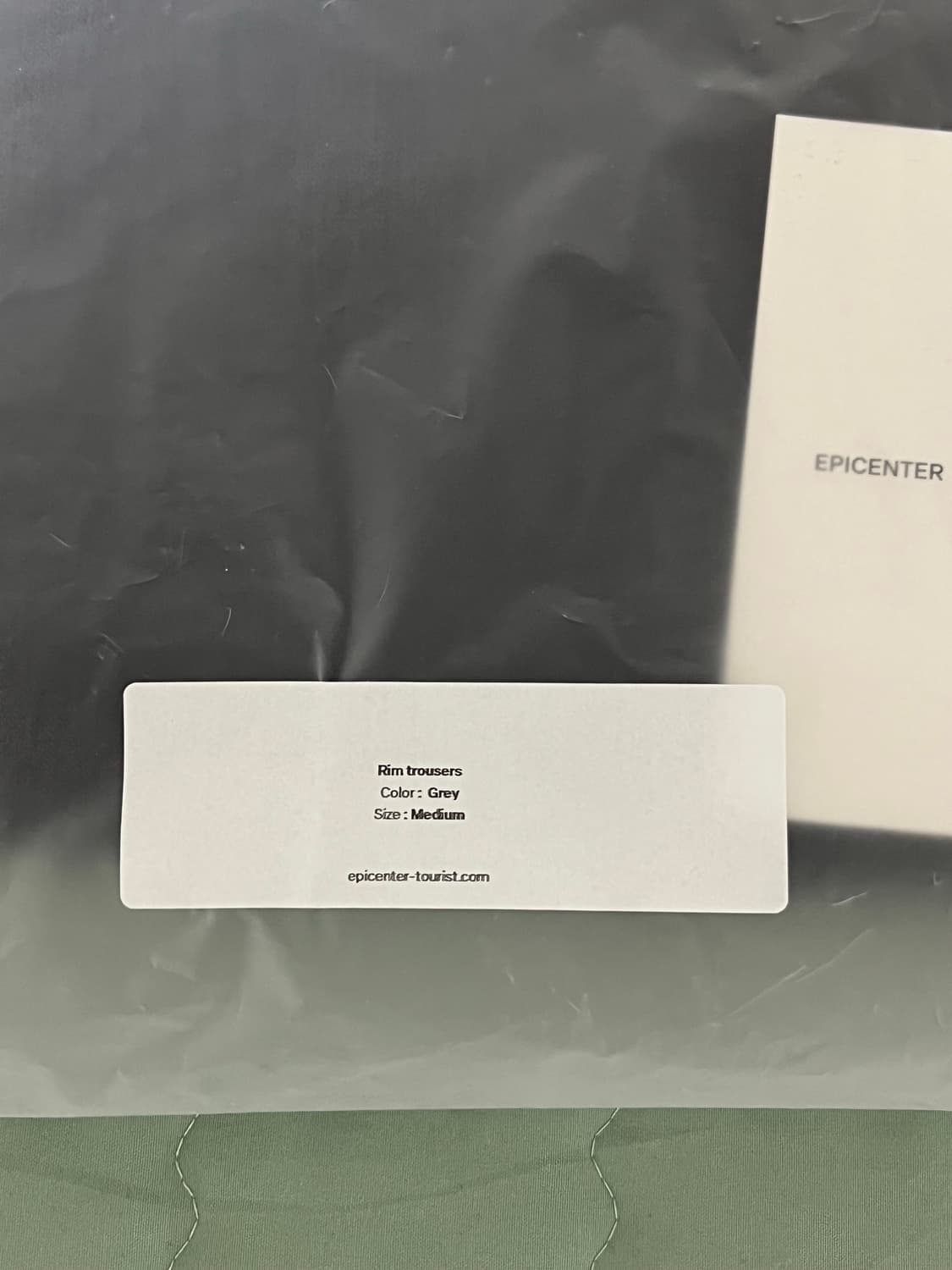 Rim trousers(Grey)*semi tapered fit 상품이미지2