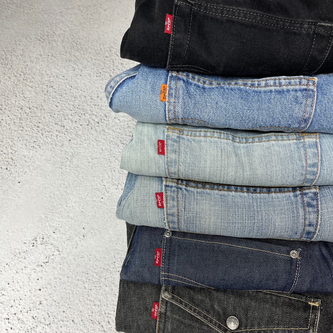 Vintage 90s Levi's 612 Orange Tab Jeans 상품이미지8