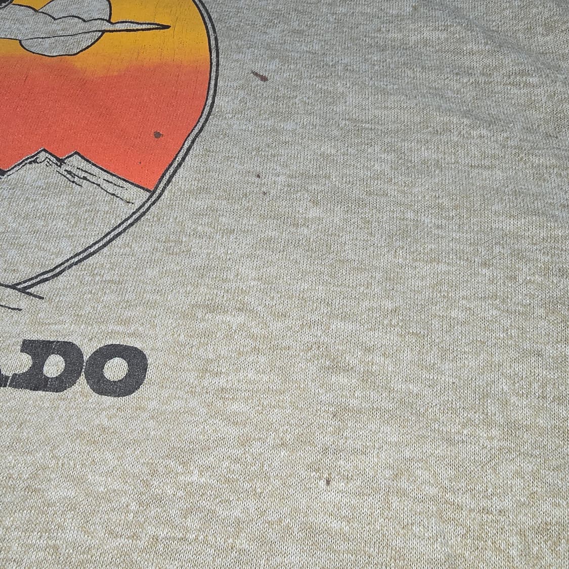 Vintage 70~80s Sportswear 콜로라도빅혼수베니어 링거티 상품이미지3