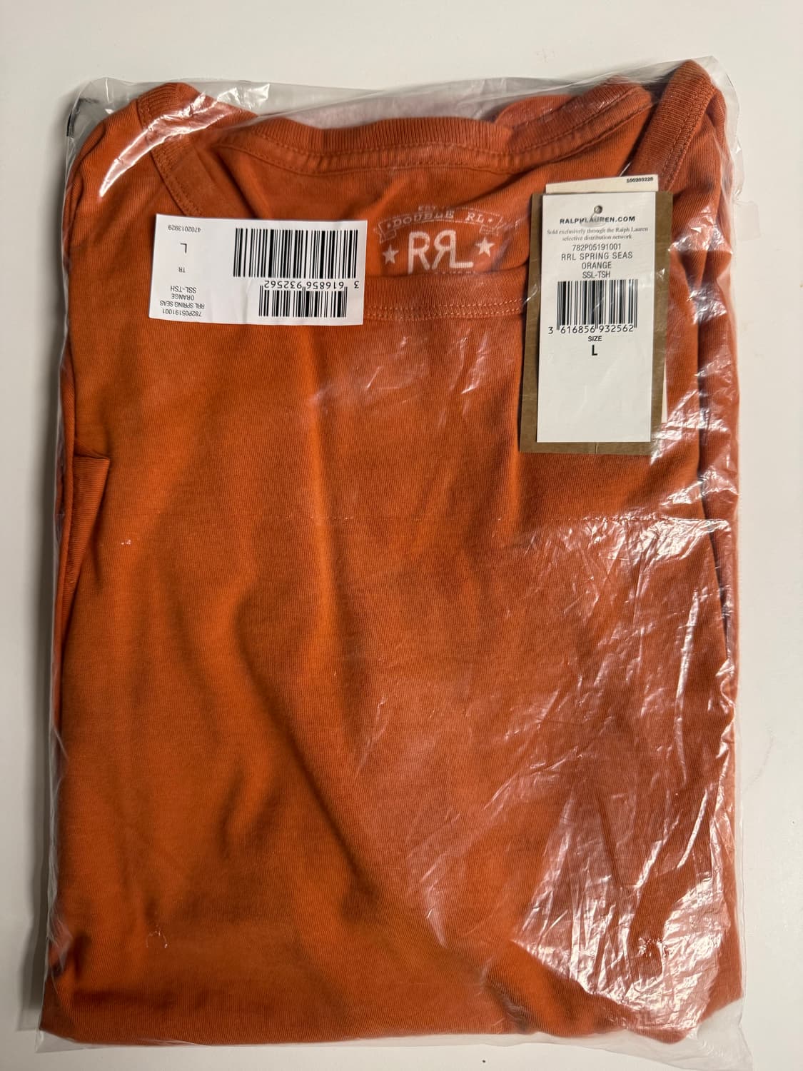 [새상품] RRL GARMENT-DYED  가먼트다잉 티셔츠 [L] 상품이미지2